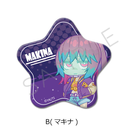 『銀河特急 ミルキー☆サブウェイ』星型缶バッジ B マキナ